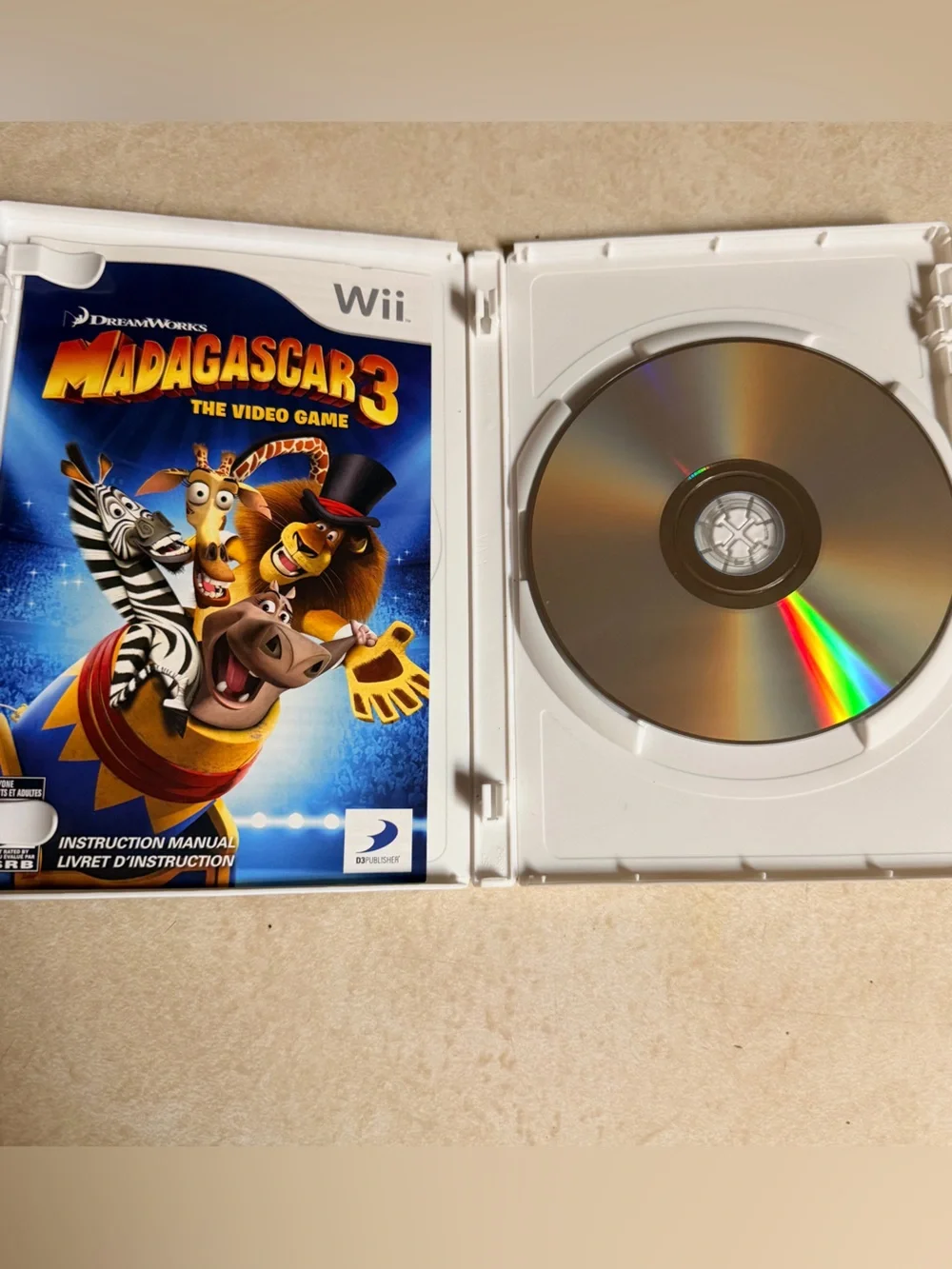 Madagascar 3 - Smurfs 2 - Ice Age Nintendo Wii Games - Bundle